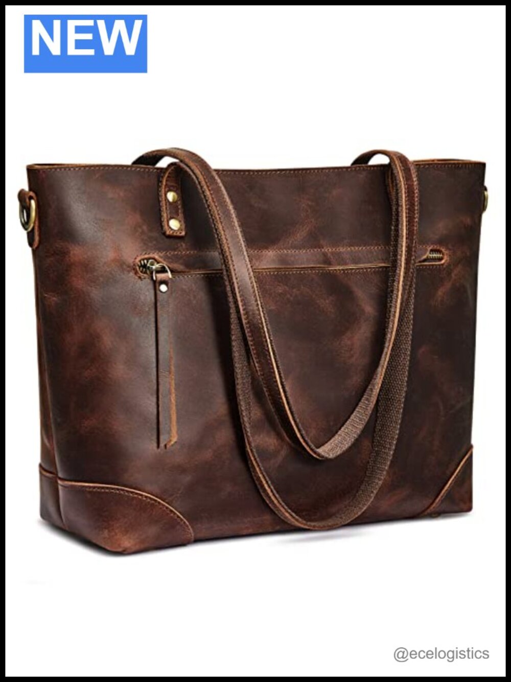 Genuine Leather Tote Bag Crossbody Handbag Ladies Purse